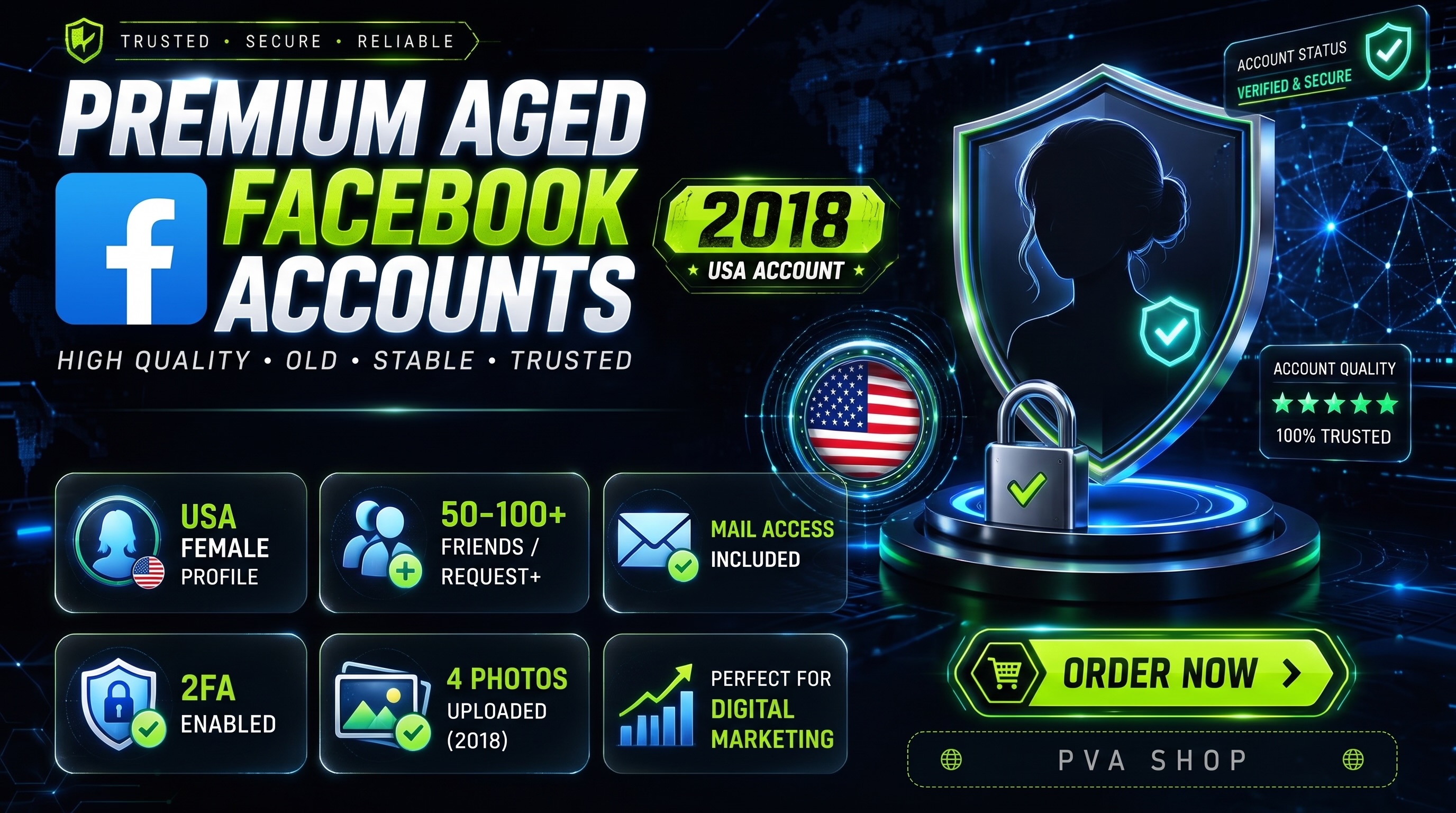 Old USA Facebook Account (2018)