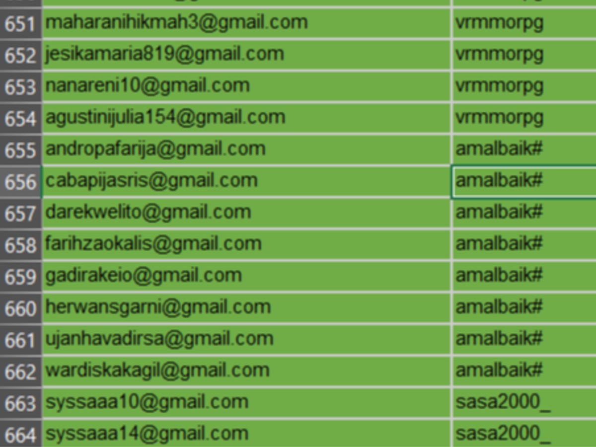 Olg Gmail Accounts 2021-2023